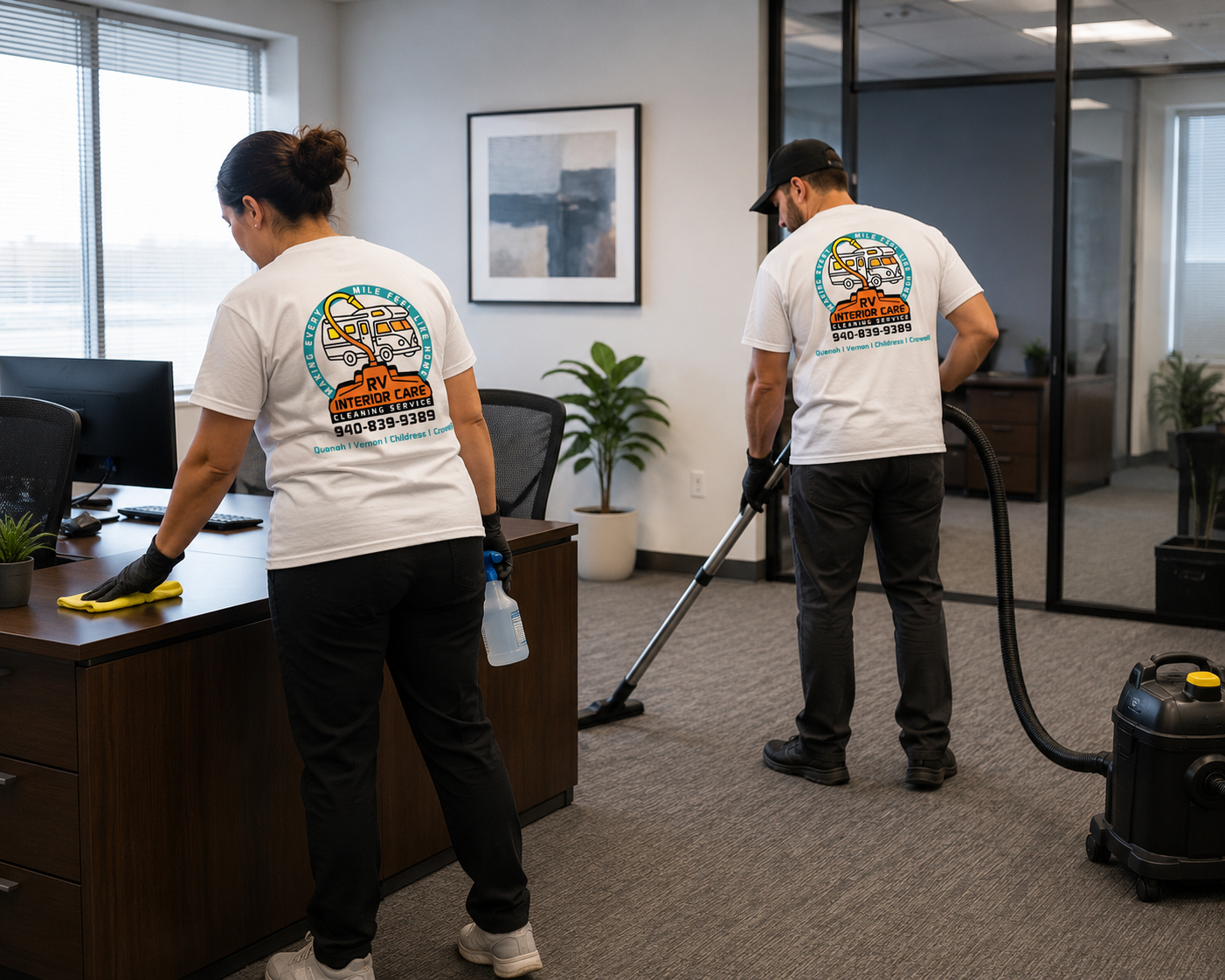 Commercial and jobsite cleaning across Northwest Texas